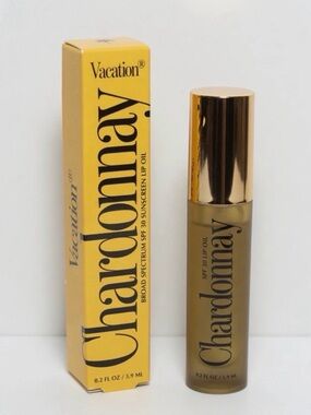 Vacation Chardonnay Broad Spectrum SPF 30 Lip Oil New In Box